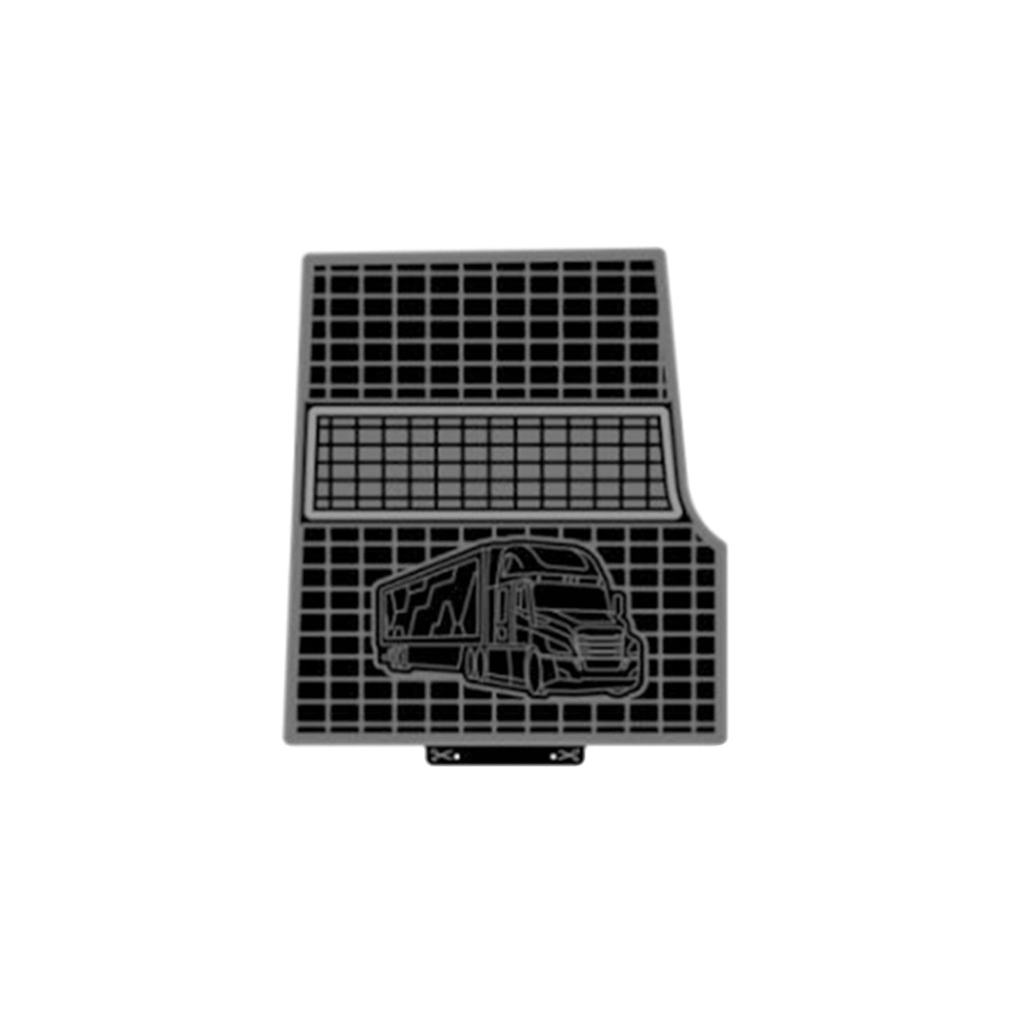 Freightliner Cascadia 2008-2017 Truck Floor Mats 3PCS Latex/Black