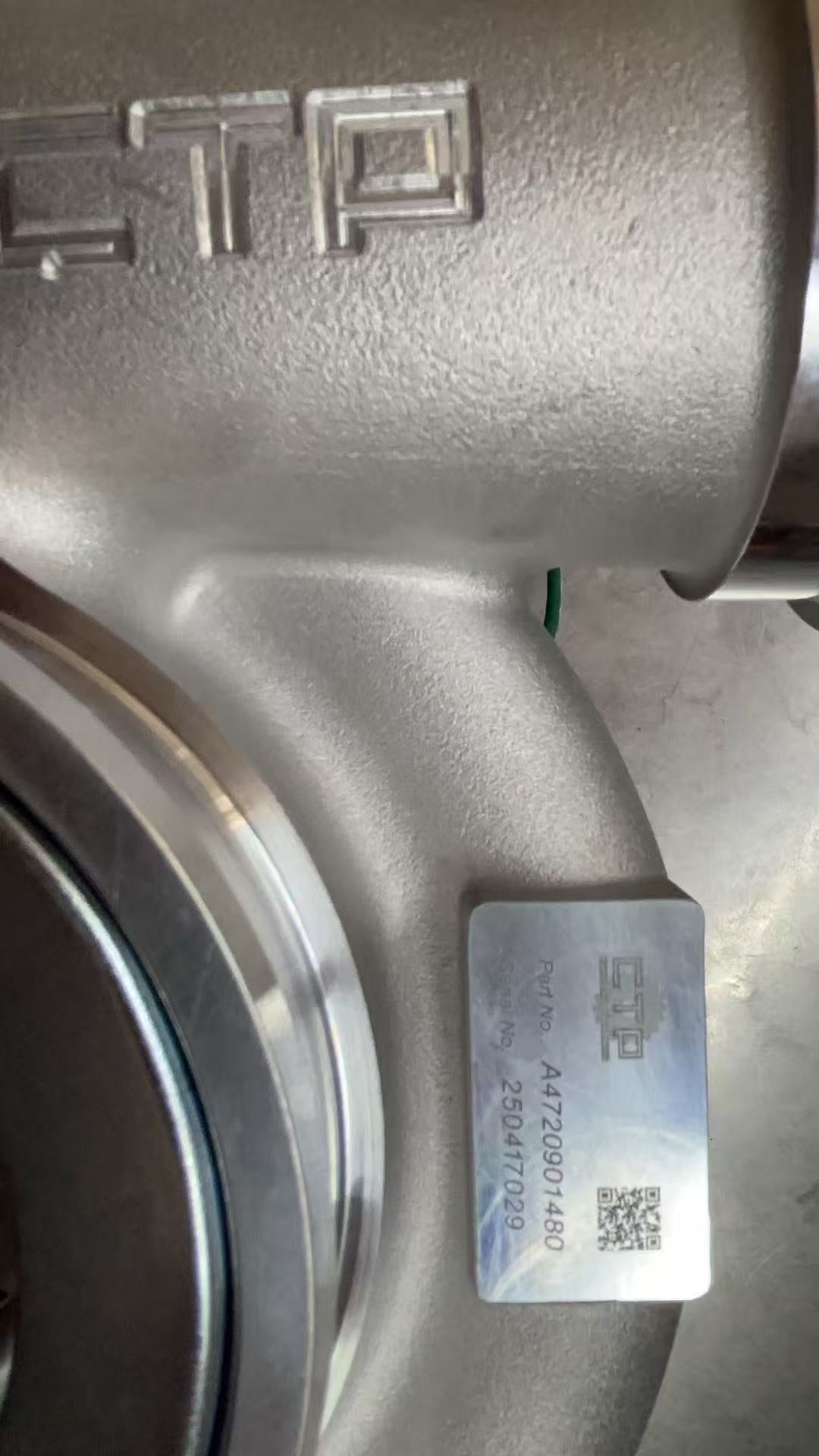 Freightliner Cascadia 2015-2018 B3G Turbo Charger with valve Detroit DD15 14.8L A4720901480 (Billet Compressor Wheel)
