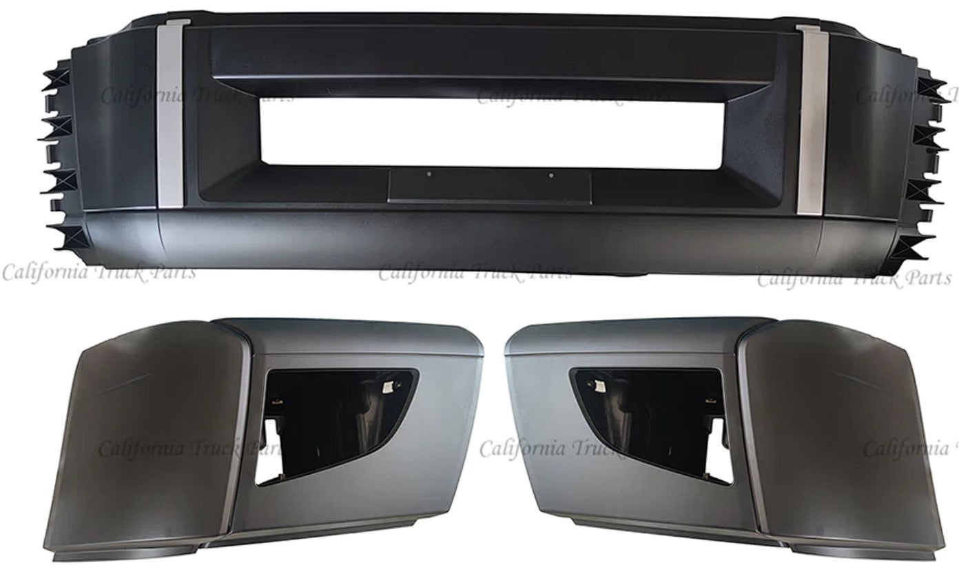 Volvo VNL 2018+ Complete Front Bumper With Fog Lamp Hole