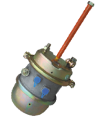 UN053-spring brake chamber - Brake Chamber, Sealed | push rod :14"=36.3cm | caged - 3030CLS-14' Rod