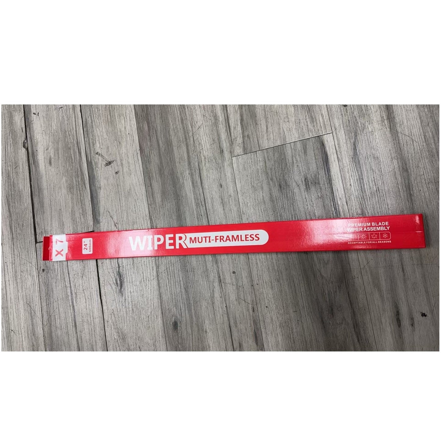 <<X7>> - 24"(600mm) Premium Blade Wiper Assembly - Multi-Frameless, Acceptable for All Seasons