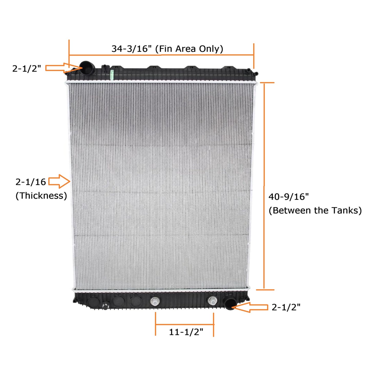 Volvo vnl 2004-2020 radiator 209565521 437435
