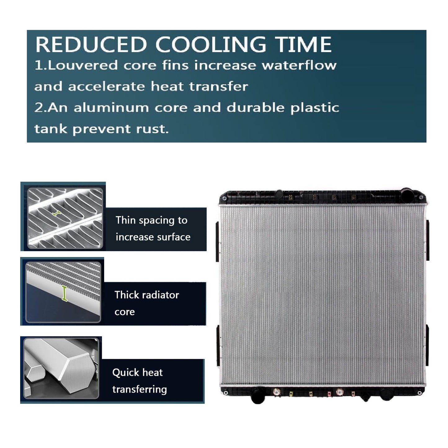 Freightliner Cascadia 113/125 (2012-2017), M2 112(2012) RADIATOR OE 437425