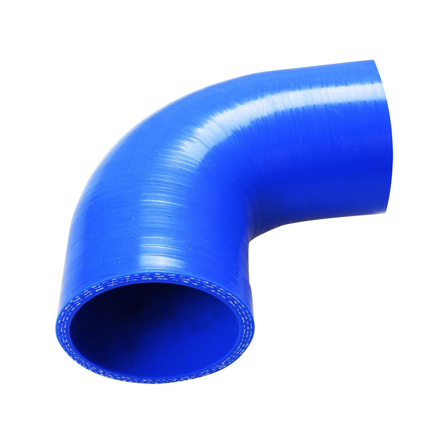 90° Blue Silicone Elbow Coupler – 2.5" (63.5mm) ID, 5.3mm Wall Thickness – VMQ+AR High-Performance Intake Hose for Trucks & Performance Vehicles | F04-6006