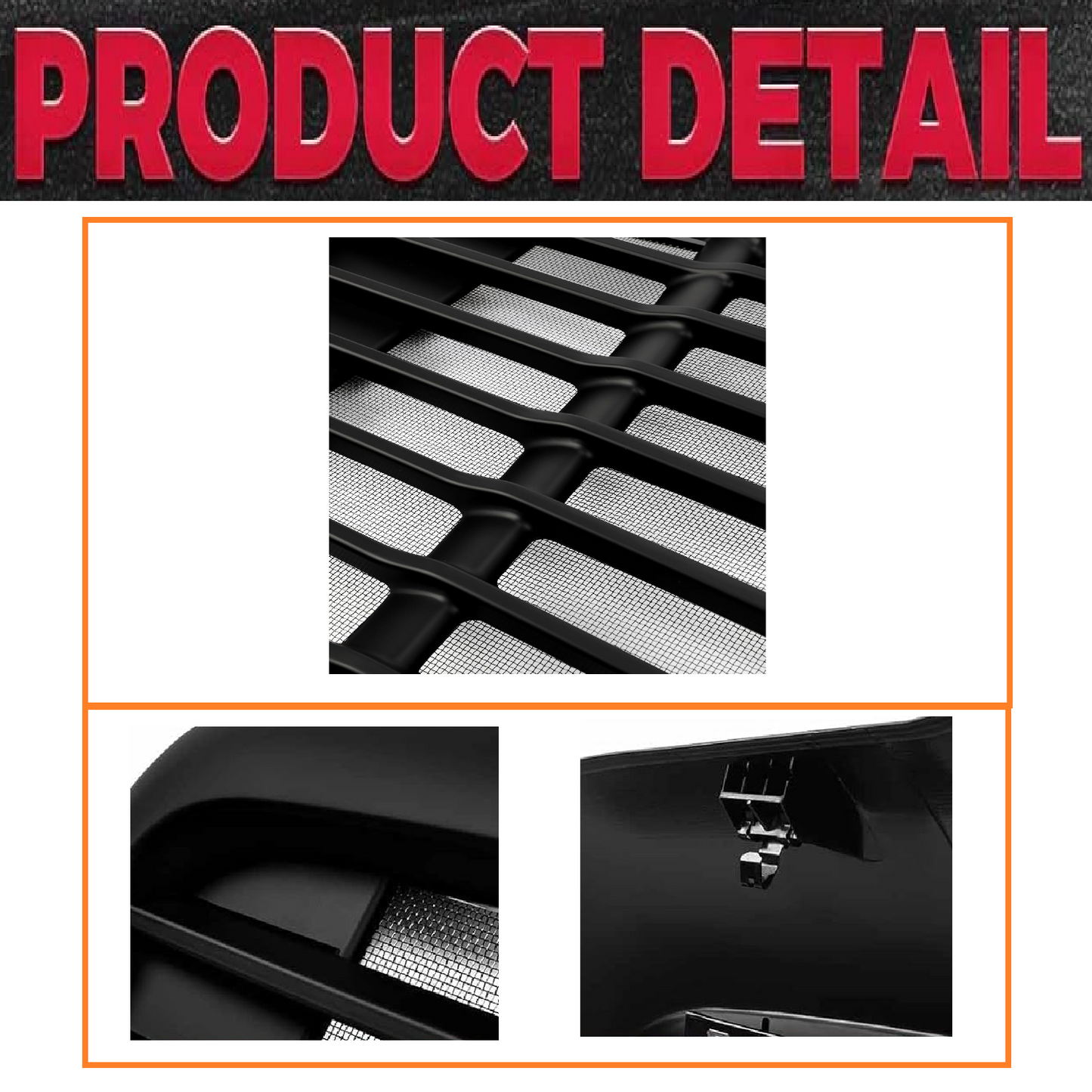 Freightliner Cascadia 2008-2017 Front Grille W/ Bug Screen Black | A1719112000