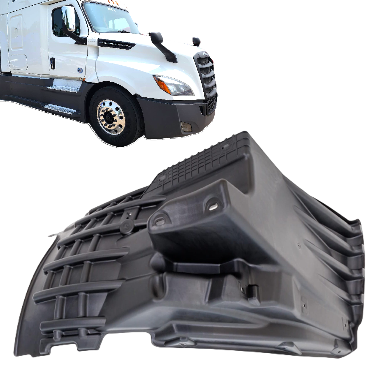 Freightliner cascadia 2018+ Fender Splash Shield Guard Left Driver Side