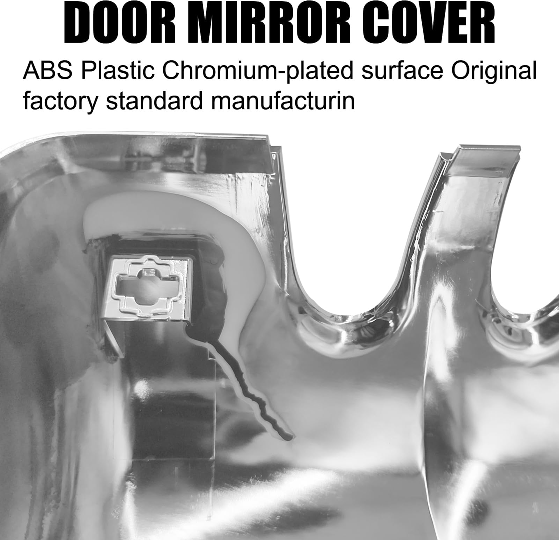 KENWORTH T880 T680 2013-2021 SIDE Door MIRROR COVER CHROME Right Passenger Side