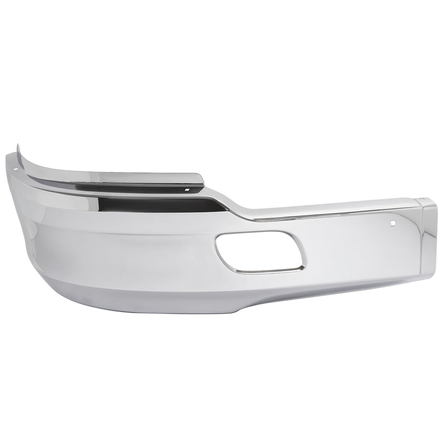 Kenworth T680 2013-2021 Chrome Bumper without Fog Light Hole Plastic