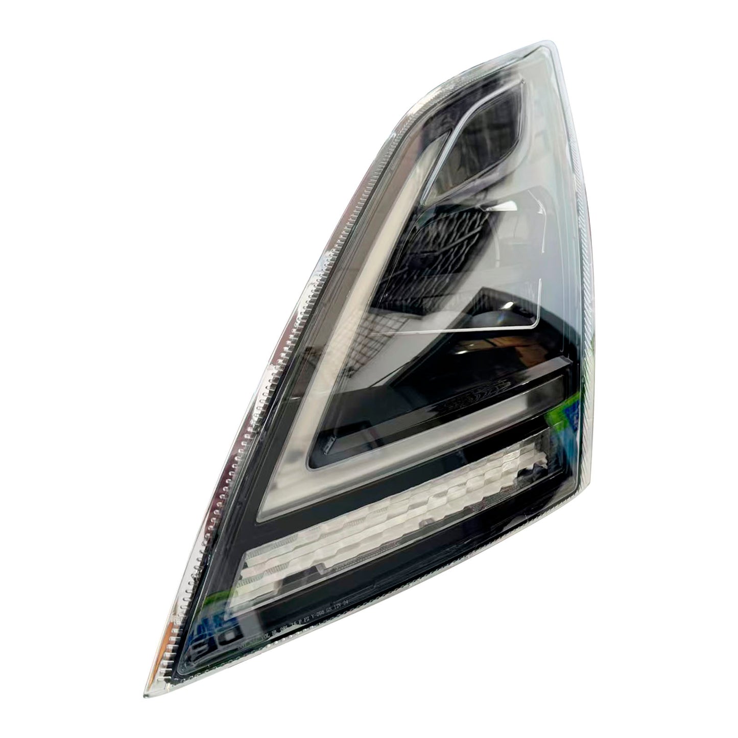 Volvo VNL / VNR 2018+ Black Reflective LED Headlight With DRL, Without LED Control Module