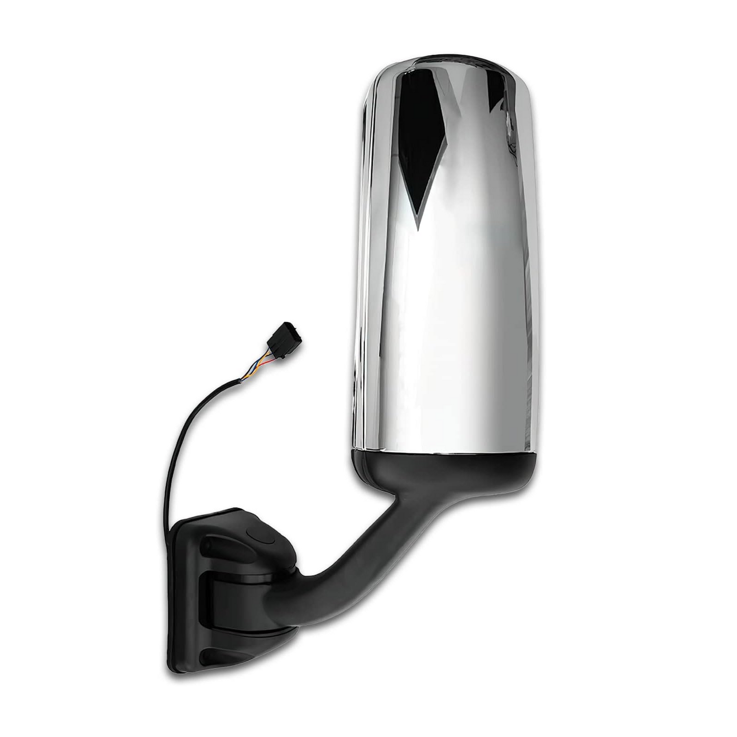 Freightliner Cascadia 2015-2017 Door Mirror, Chrome Door Mirror Assembly