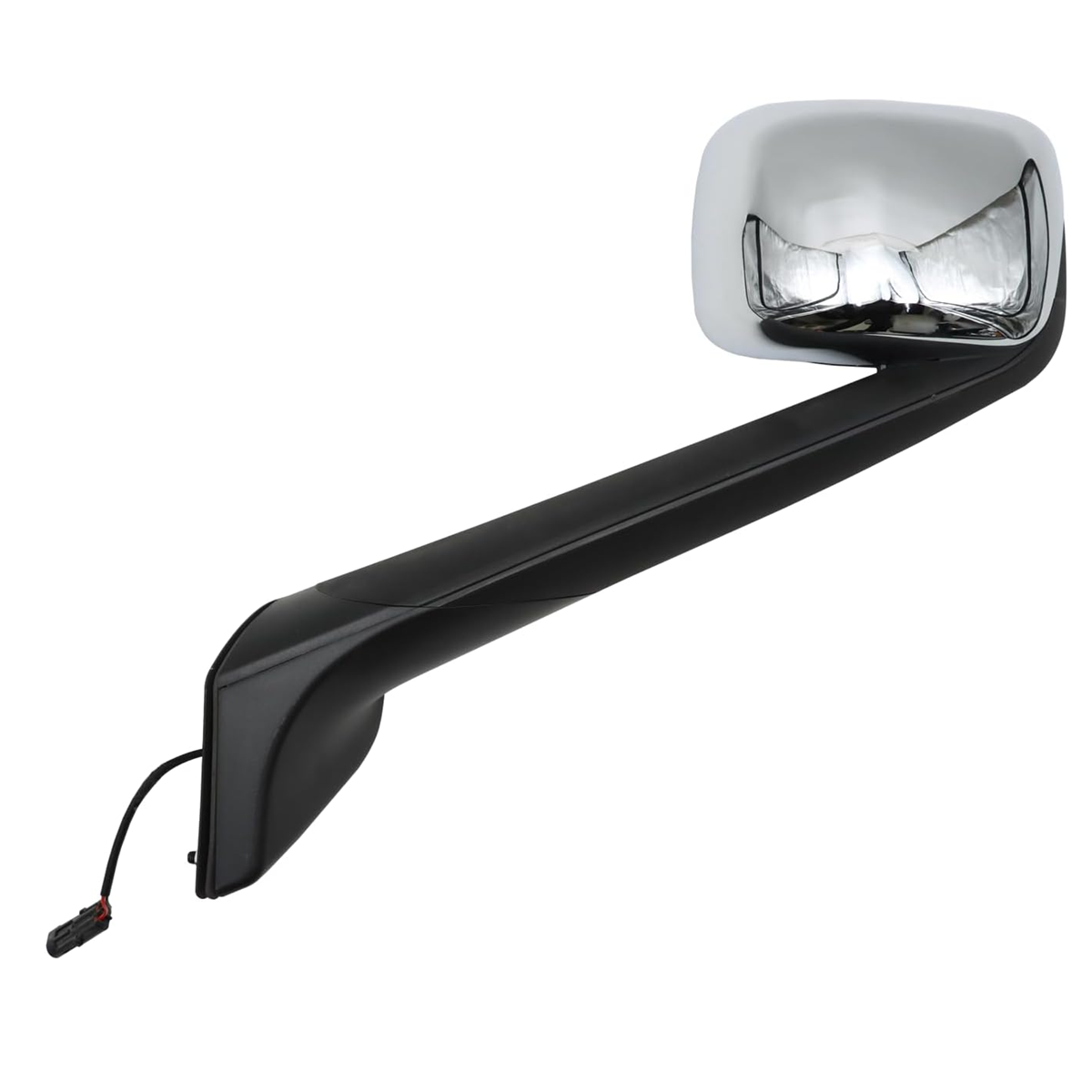 Freightliner Cascadia 2018+ Hood Mirror with Heated Glass Chrome Left Driver Side