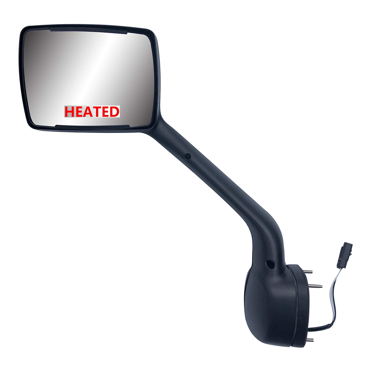 Kenworth T680 2013-2020 Peterbilt 579 2010-2017 Peterbilt 587 2010-2017 Hood Mirror Black Left Driver Side