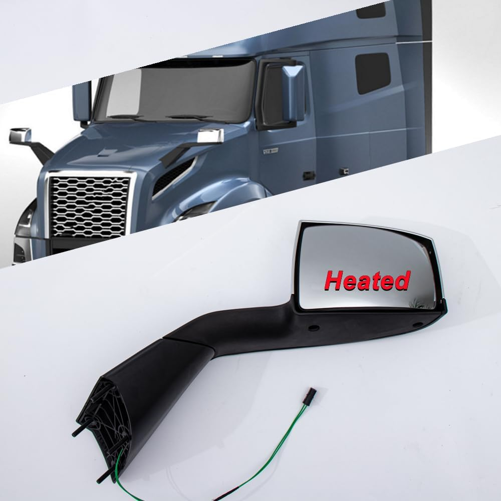 VOLVO VNL 2018+ Hood Mirror Chrome Right Passenger Side 84723683