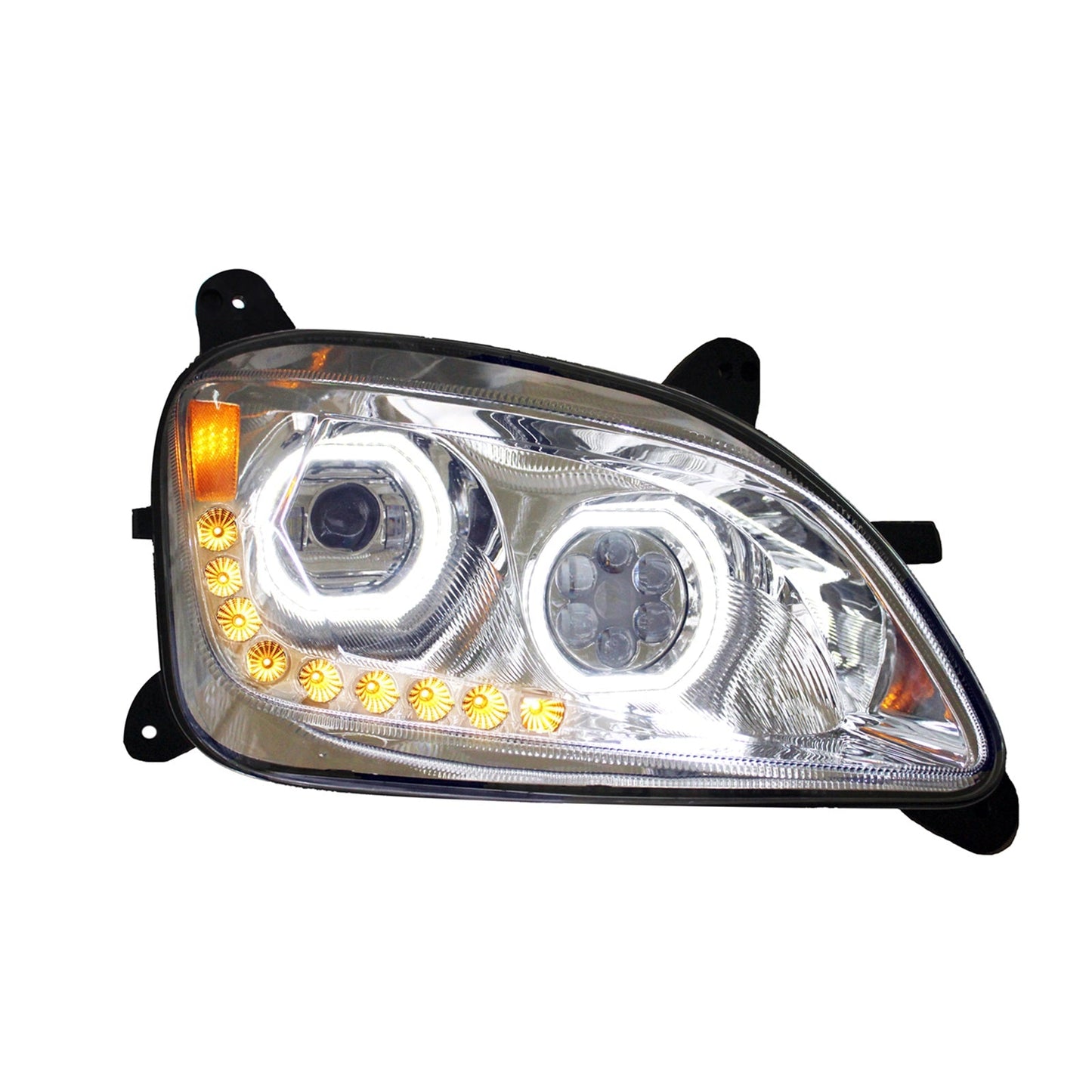 Peterbilt 579/587 2011-2020 Full LED Headlight Chrome