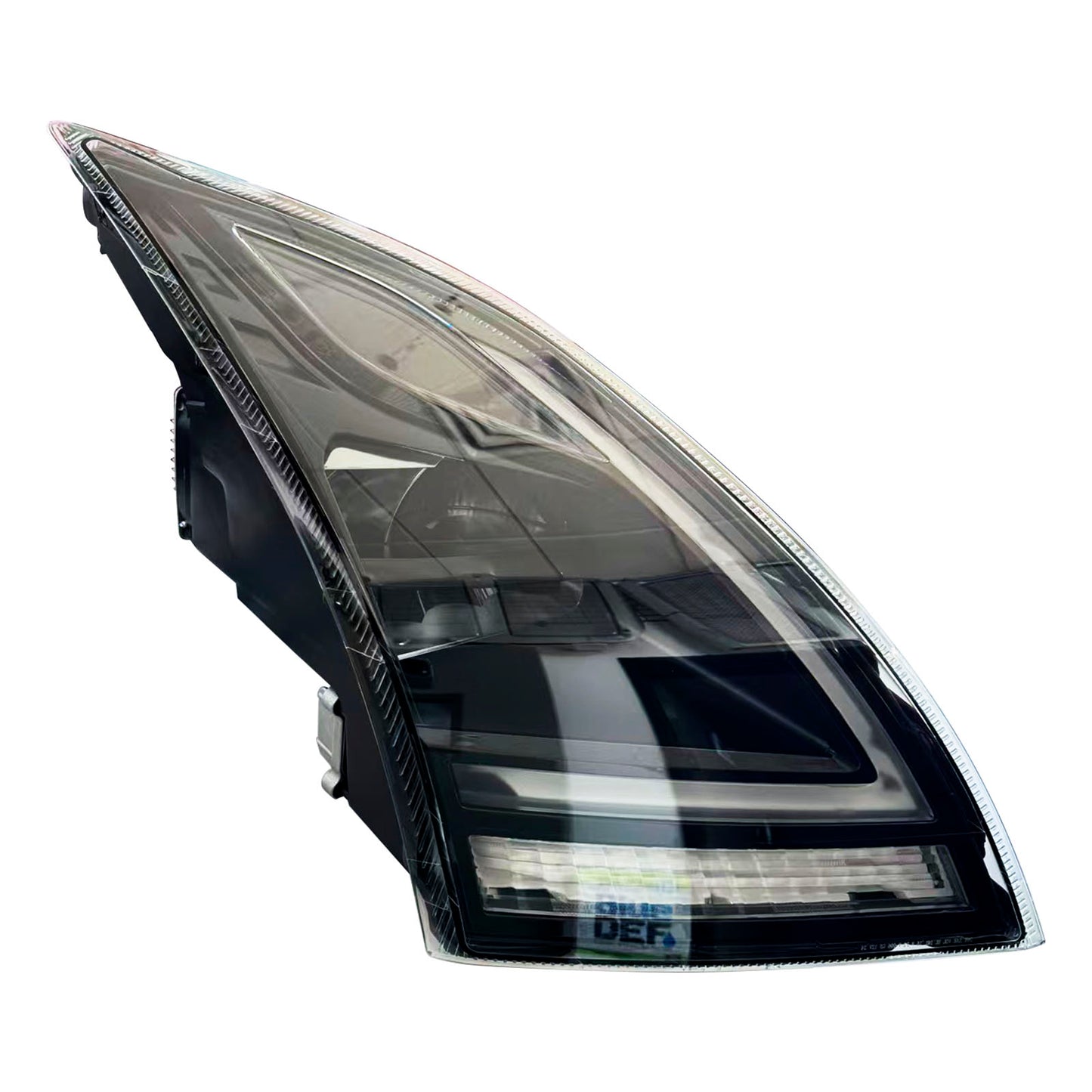 Volvo VNL / VNR 2018+ Black Reflective LED Headlight With DRL, Without LED Control Module