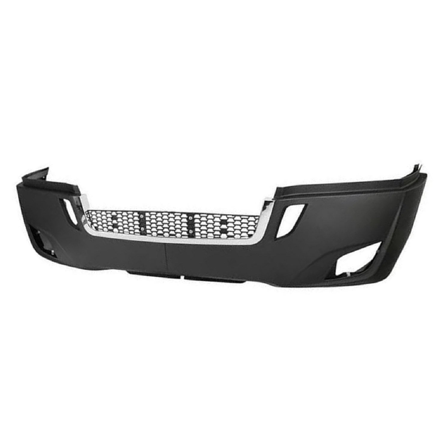 Freightliner Cascadia 2018-2025 Front Bumper, with CHROME Center TRIM, Radar Cover and Fog Light hole