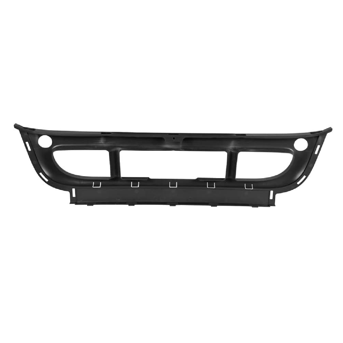 Freightliner Cascadia 2008-2017 Front Bumper Center Outer Cover, ABS Black Bumper Center Cover Trim