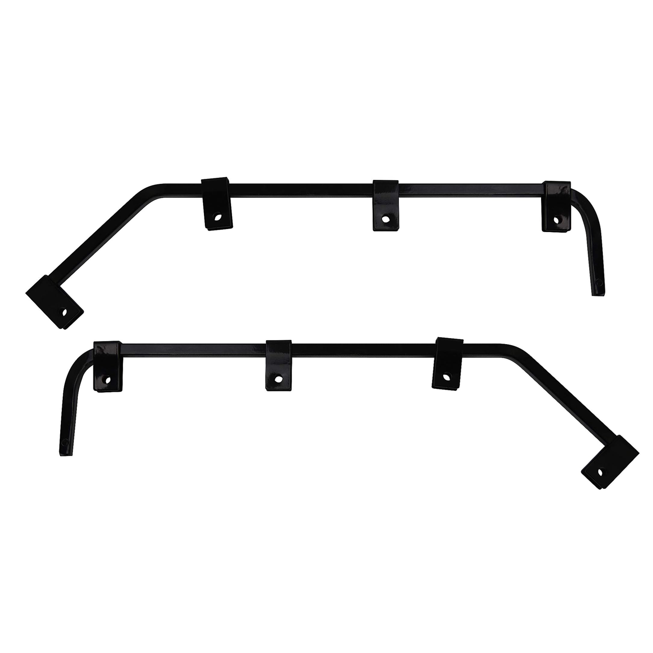 Square Steel Mud Flap Hanger Angled for truck semi-truck trailer