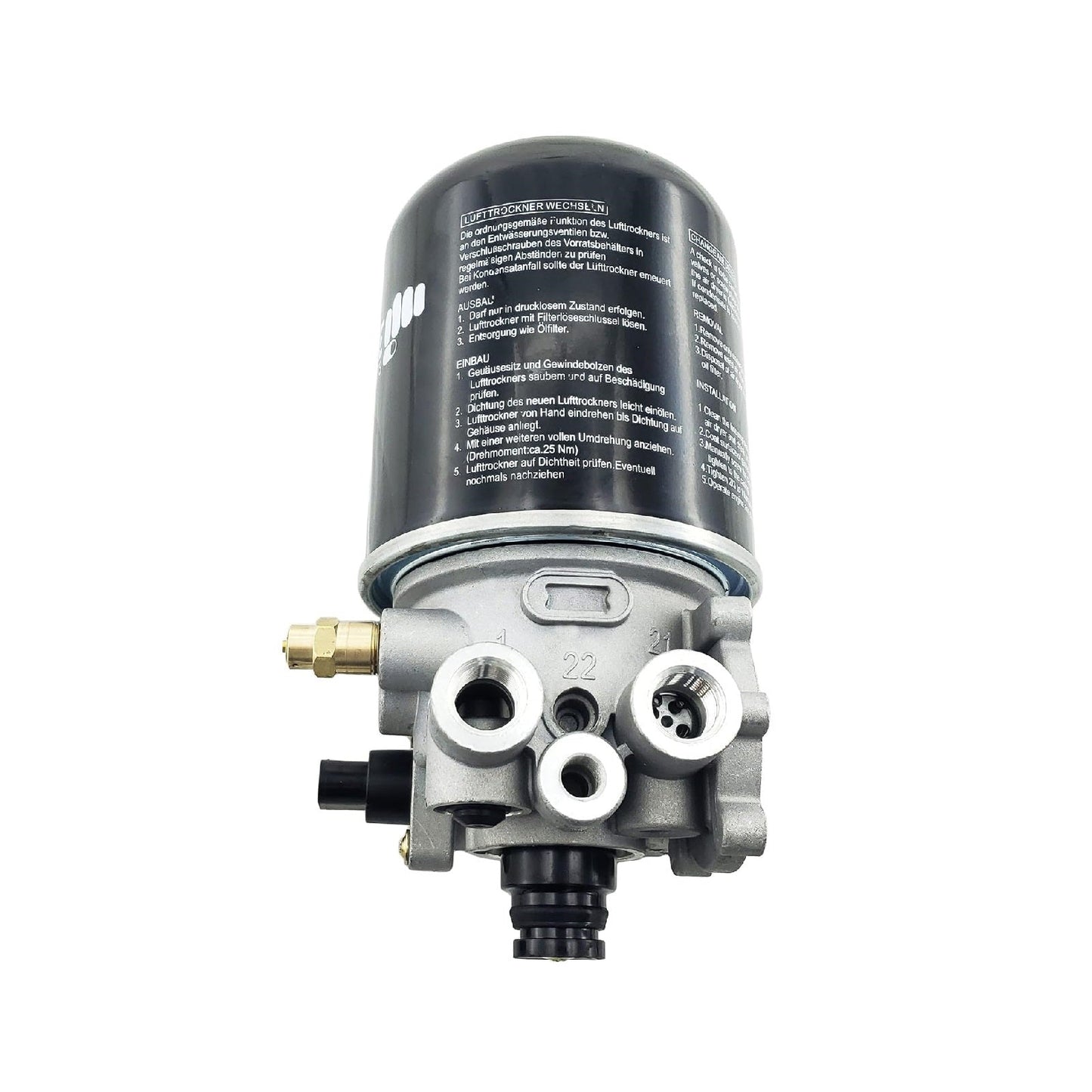 VOLVO AIR DRYER | R955079 Air Dryer with Coalescing Cartridge Compatible with Meritor Wabco System Saver Volvo 1200P SS1200P SS1200P Series (Replaces Meritor R955300, 955300, 955079, Haldex 955079CX)