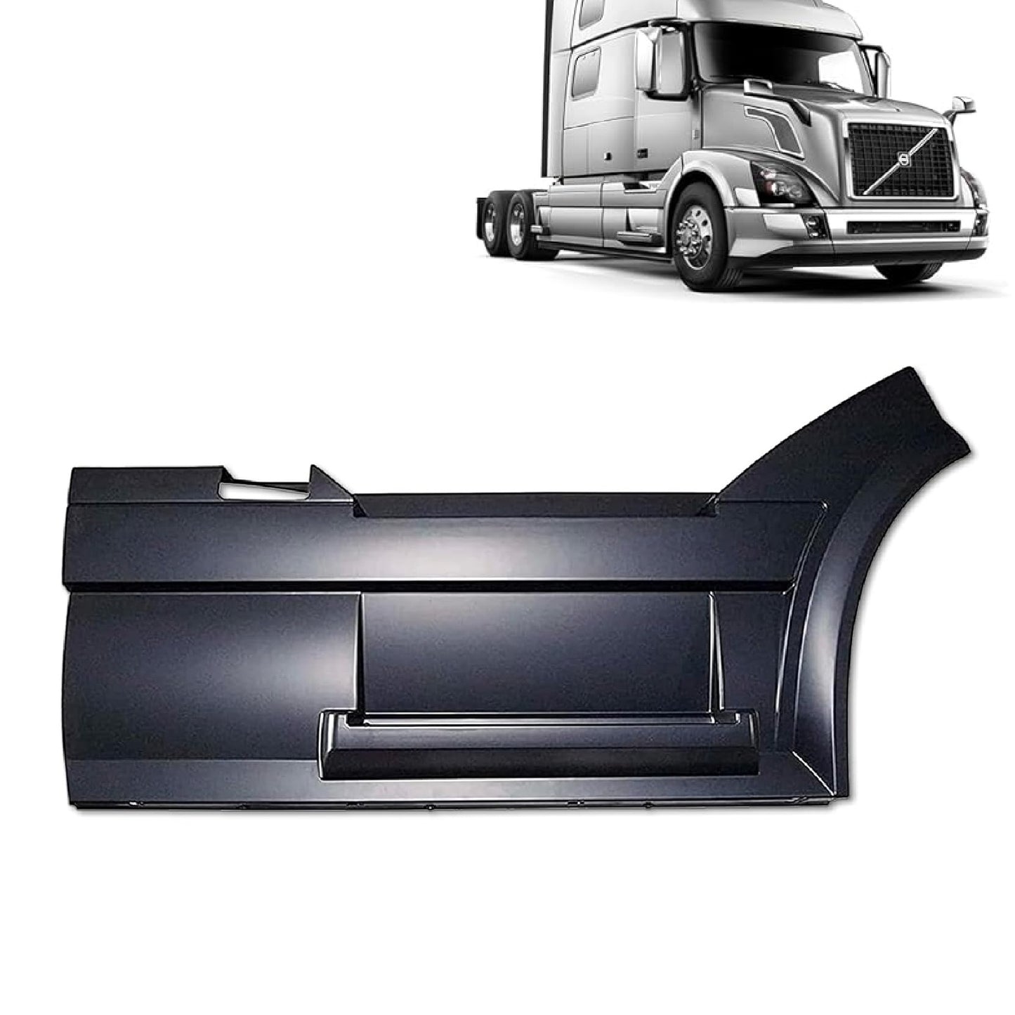 Front Step Fairing Panel – Right Passenger Side Compatible with Volvo VNL 2004–2017 | (OE- 82488537 ),Black