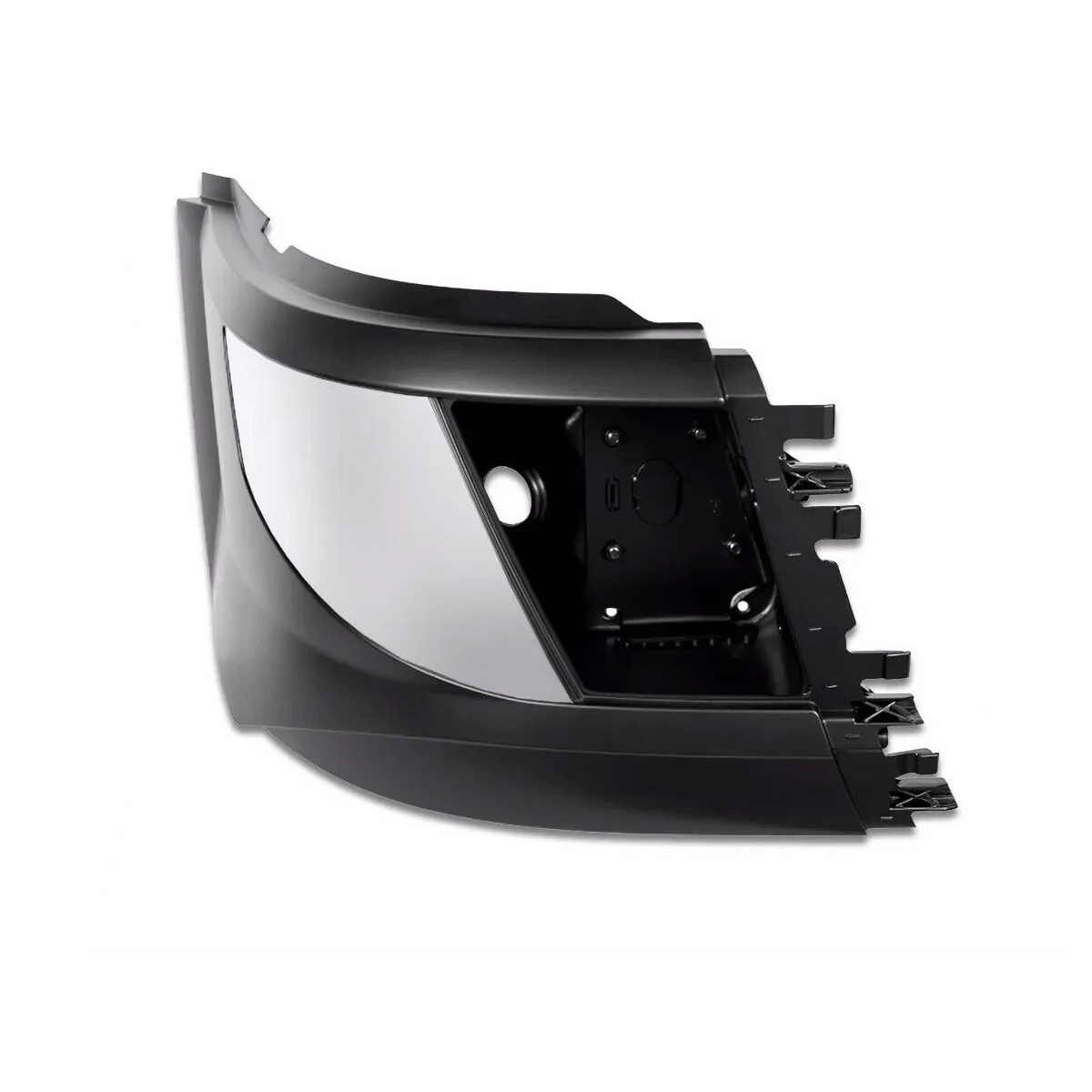 VOLVO VNL 2015-2017 SIDE BUMPER WITH HOLE & CHROME STRIPE