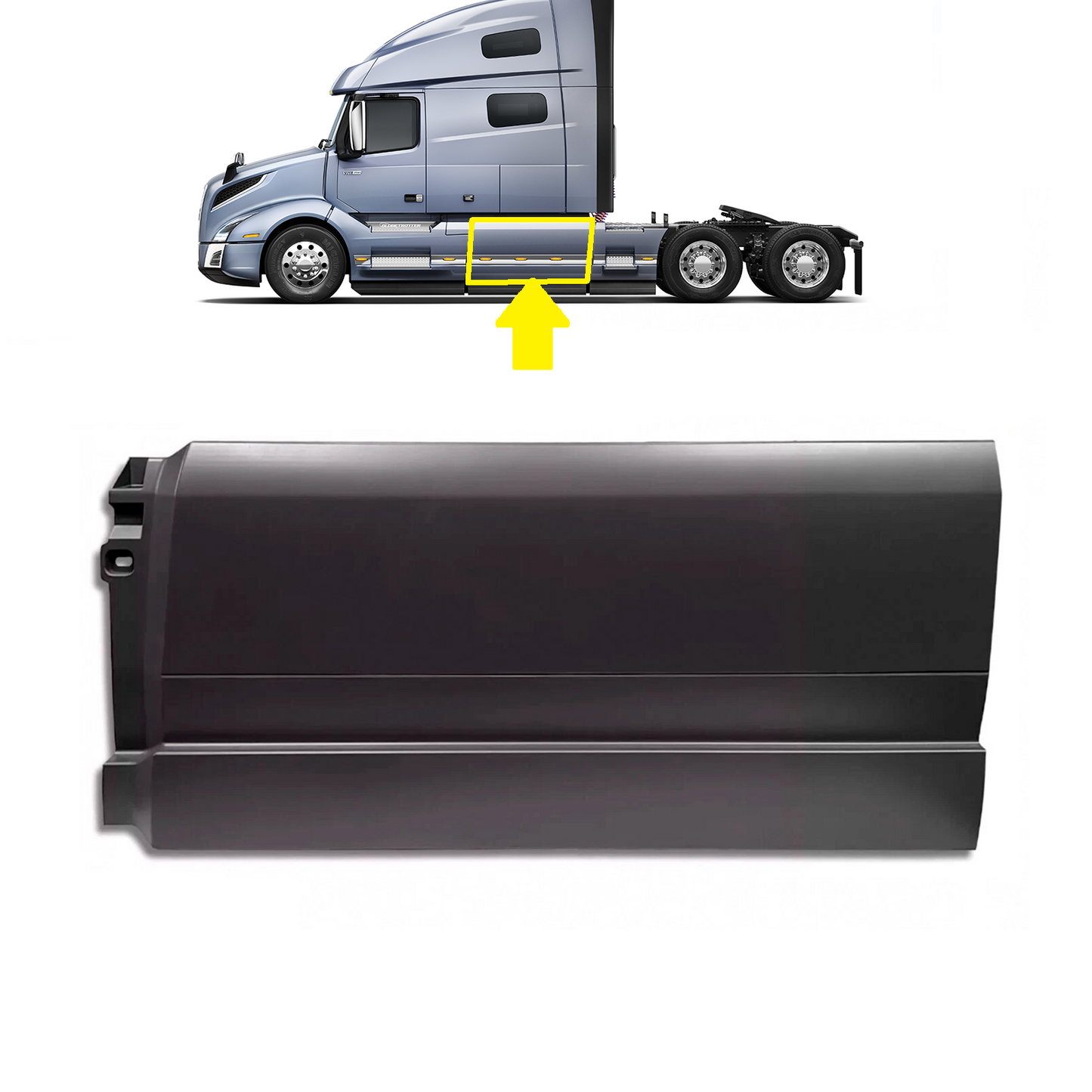 Volvo vnl 2018+ middle fairing panel Left Driver Side