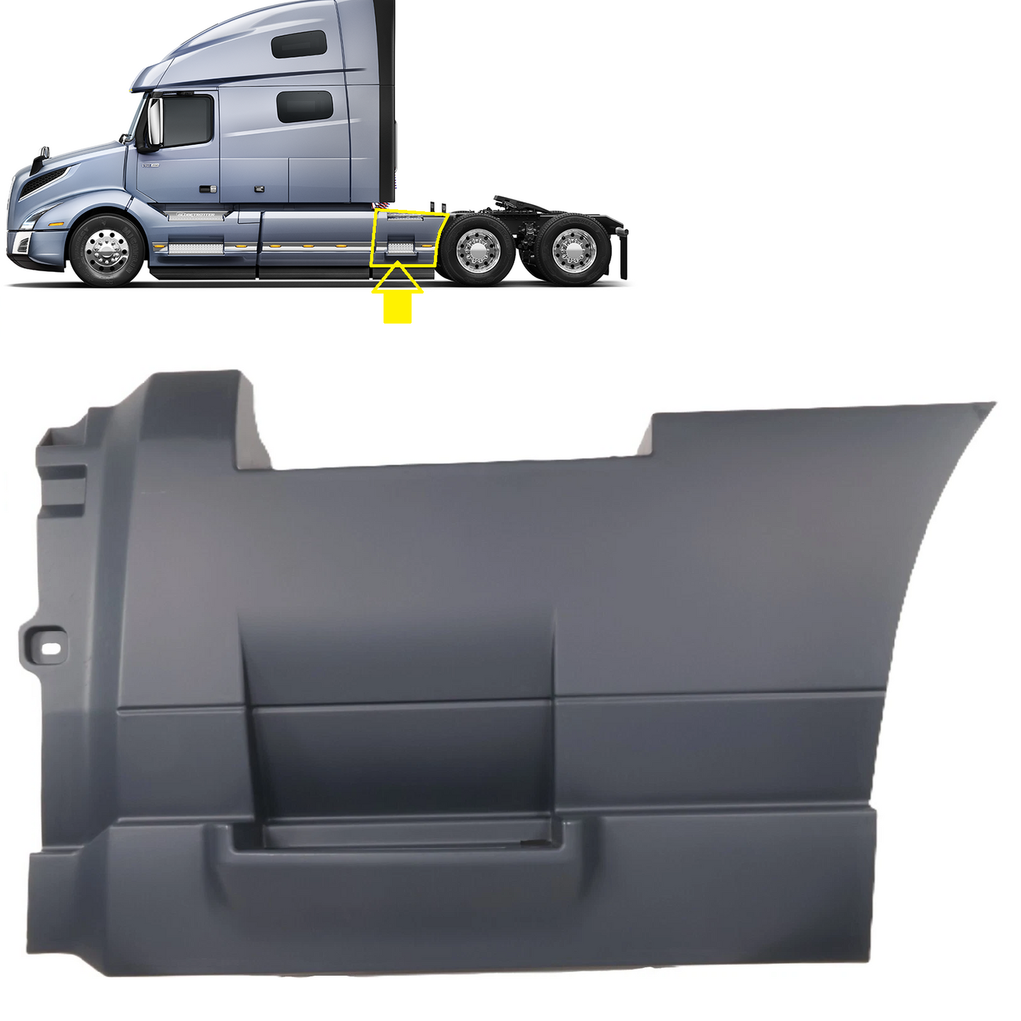 Volvo vnl 2018+ back fairing 37.4IN (95cm) Left Driver Side