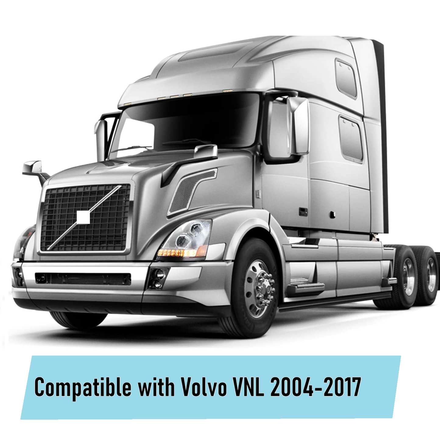 VOLVO VNL 2004-2017 full LED headlight Chrome Housing 12V