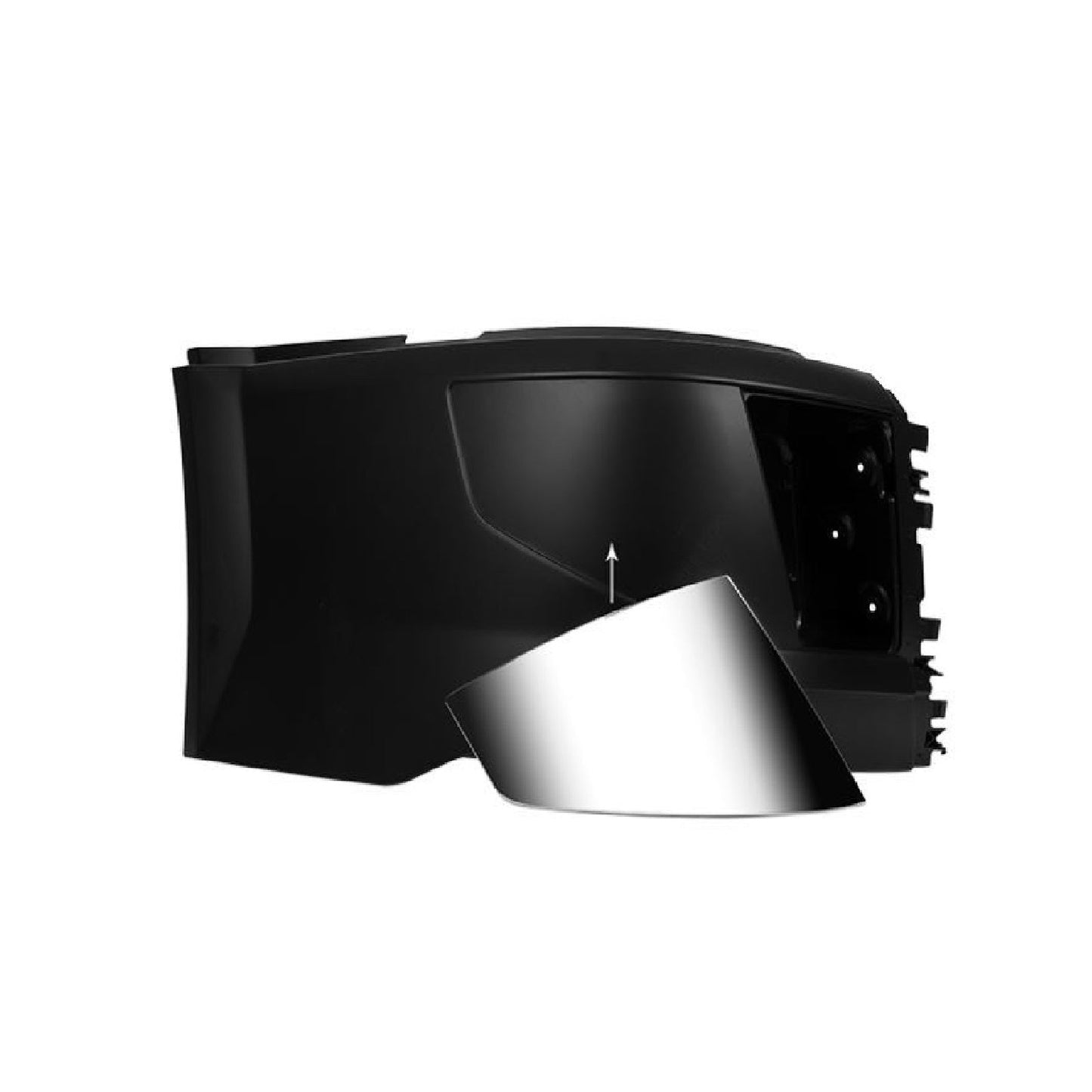 VOLVO VNL 2015-2017 SIDE BUMPER WITH HOLE & CHROME STRIPE