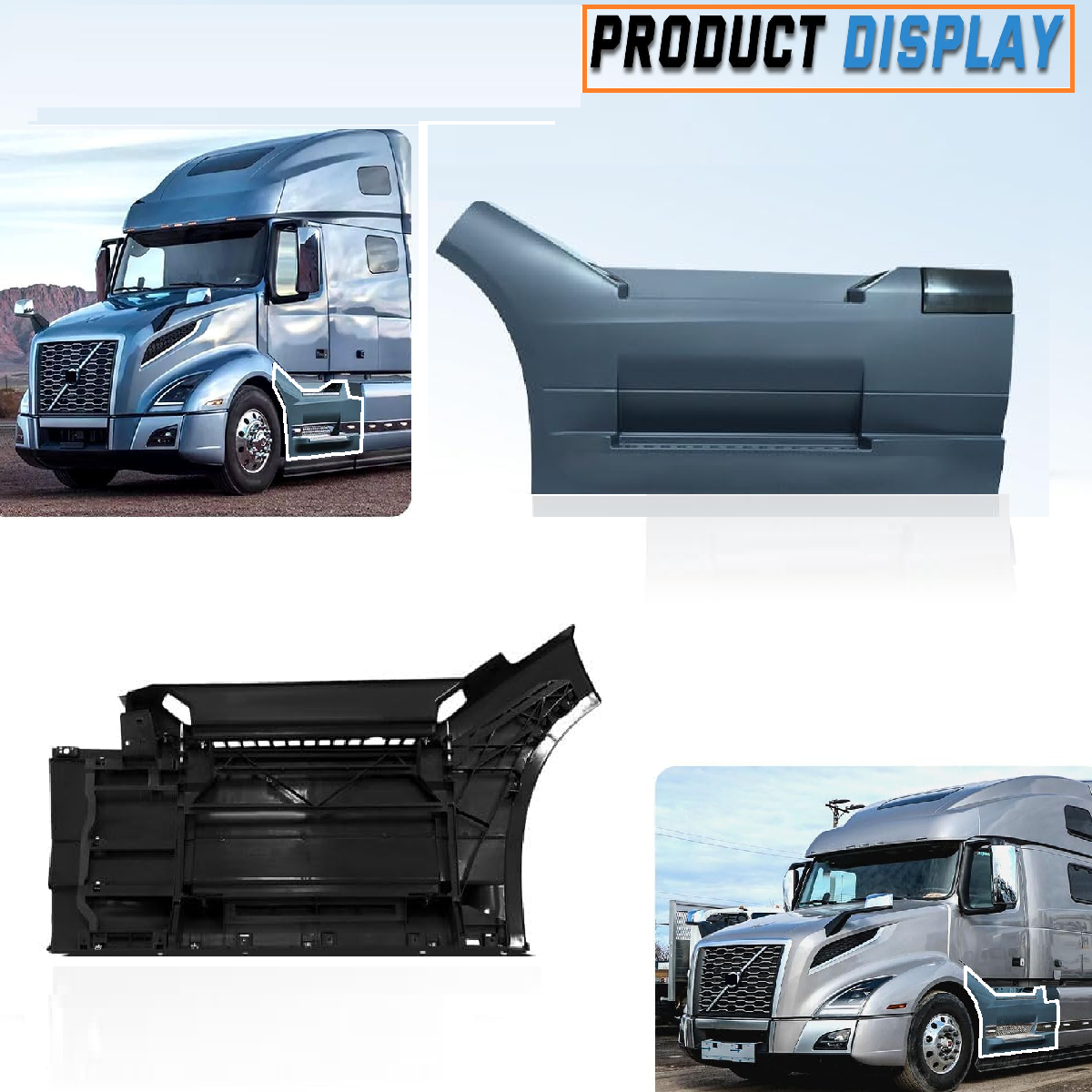 Volvo vnl 2018-2024 front step fairing panel Right Passenger Side
