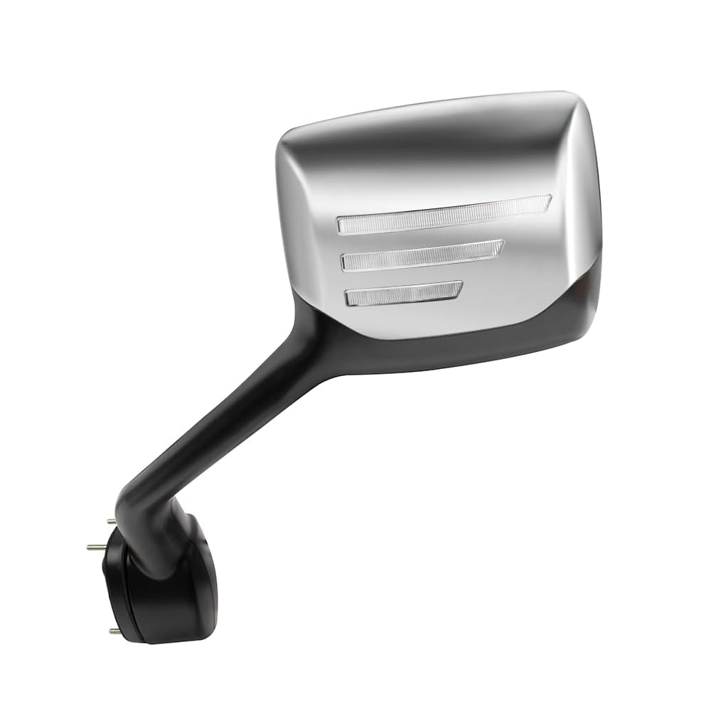 Kenworth T680 2013-2021 & Peterbilt 579/587 2010-2020 LED Turn Signal Chrome Hood Mirror Left Driver Side