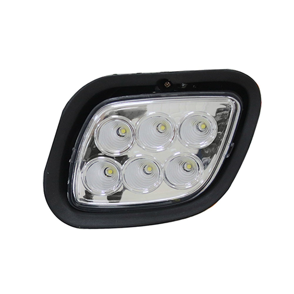 Freightliner Cascadia 2008-2017 LED Fog Light Chrome Housing 12V