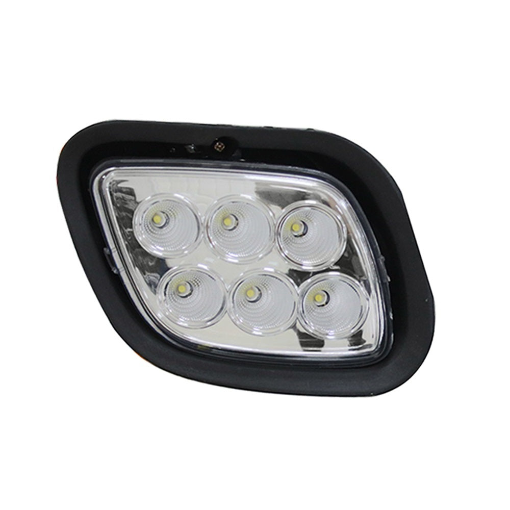 Freightliner Cascadia 2008-2017 LED Fog Light Chrome Housing 12V