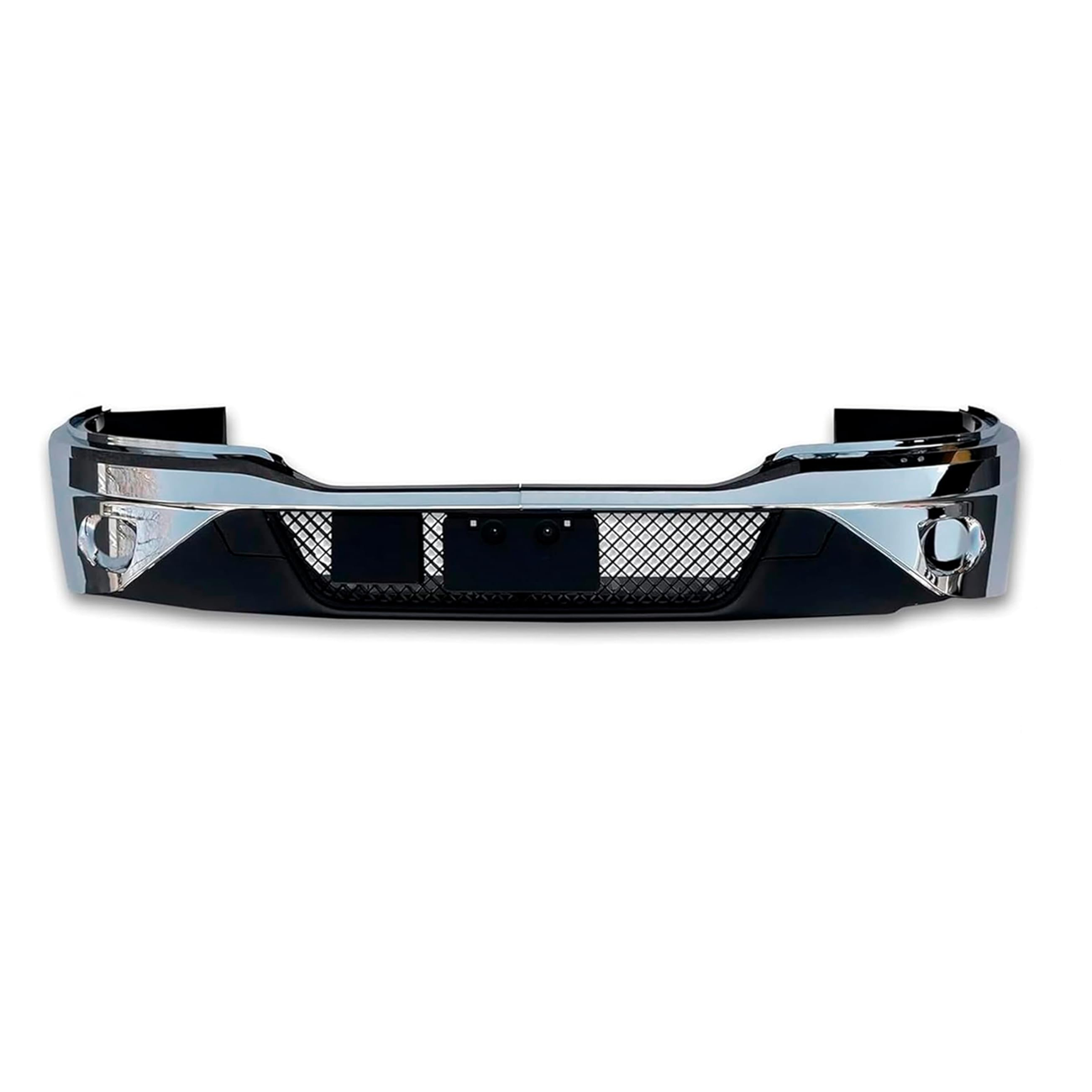Kenworth T680 NEXT GEN 2022+ Front Bumper without fog light hole chrome