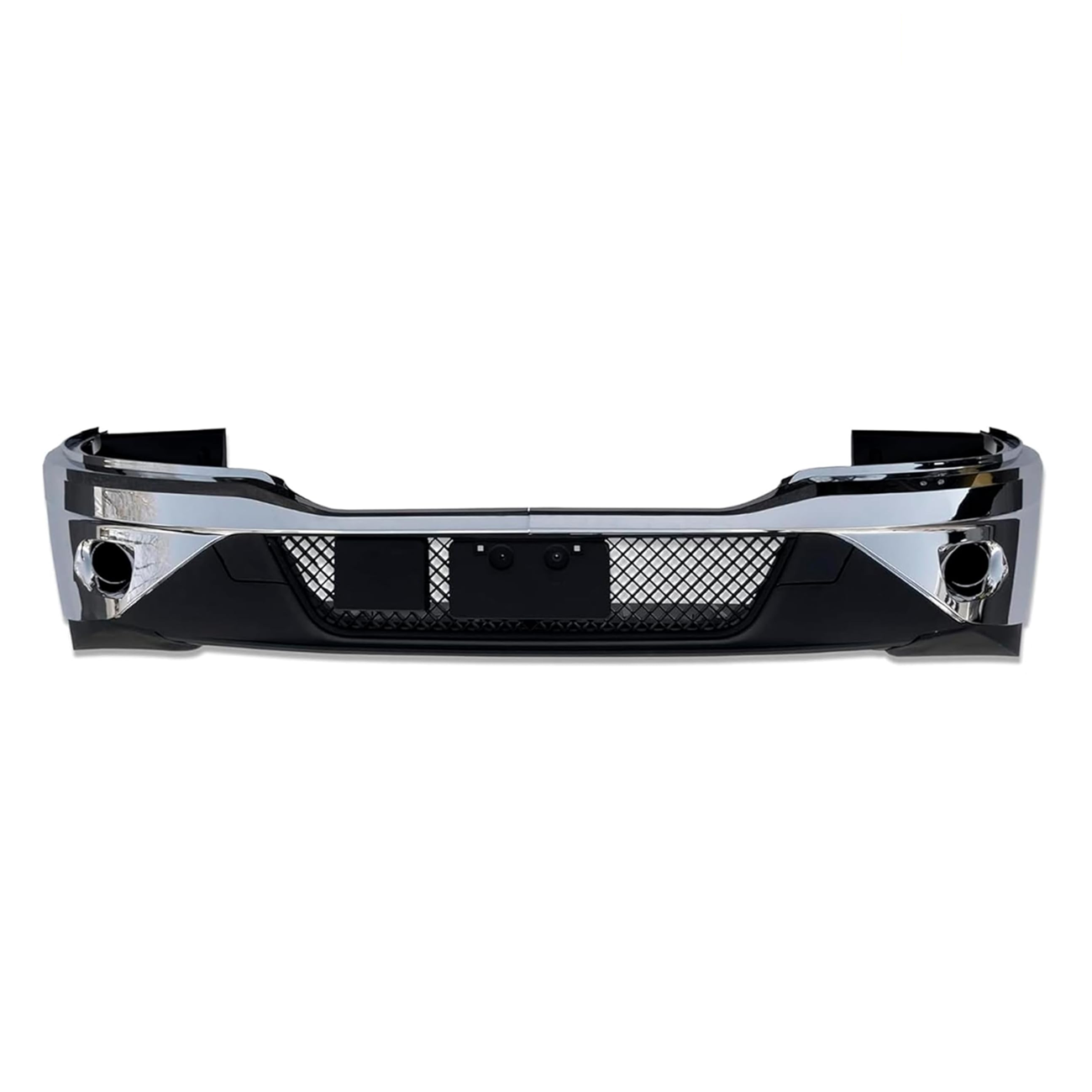 Kenworth T680 NEXT GEN 2022+ Front Bumper with Fog Lamp Hole chrome