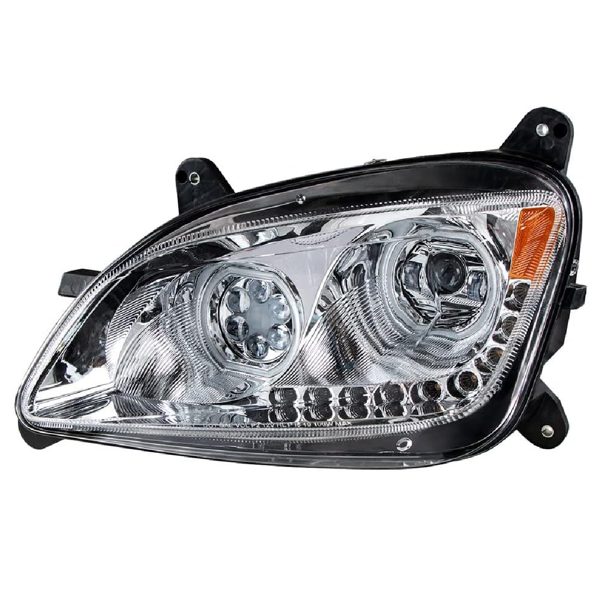 Peterbilt 579/587 2011-2020 Full LED Headlight Chrome