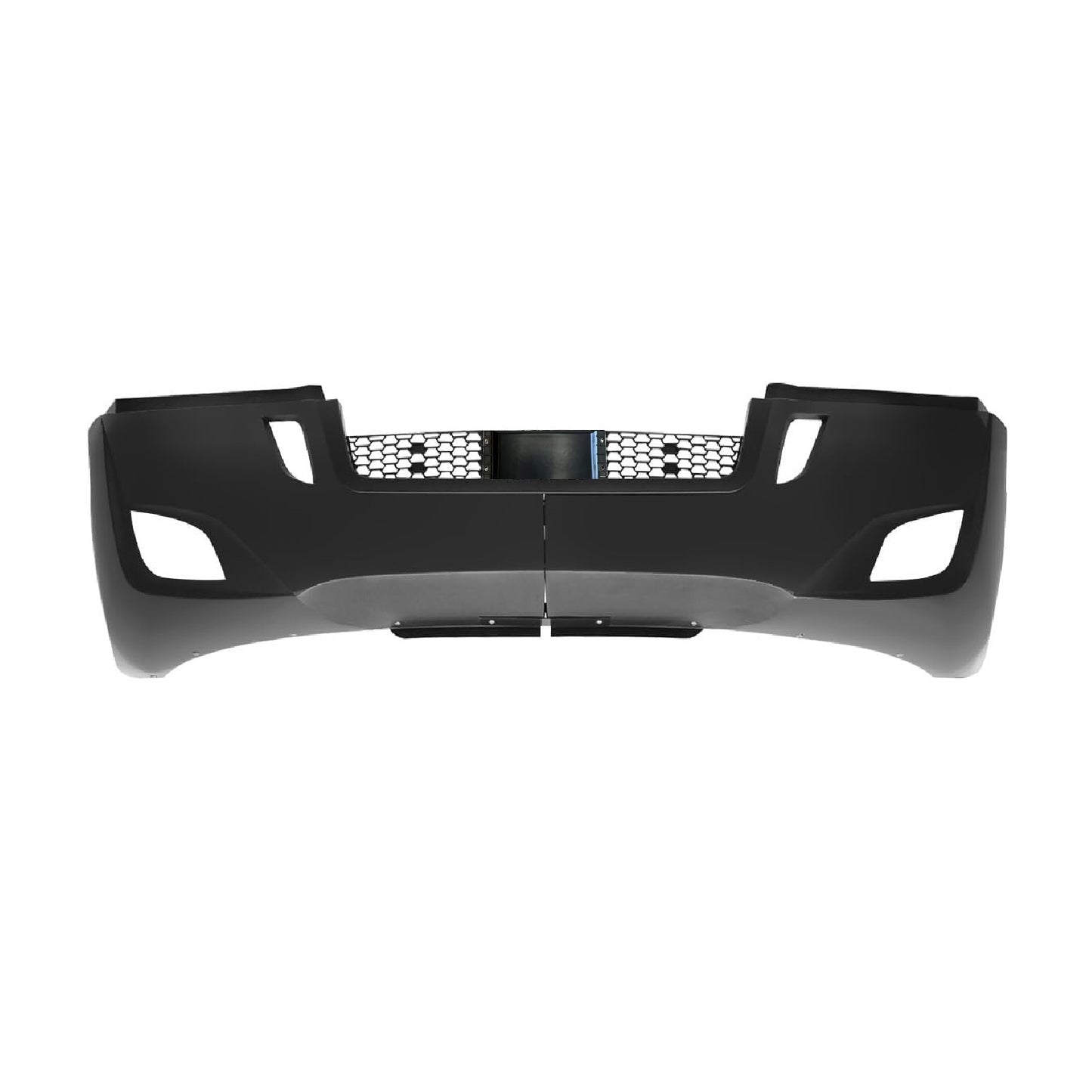 Freightliner Cascadia 2018-2025 Front Bumper, with Black Center Trim, Radar Cover and Fog LIGHT Hole
