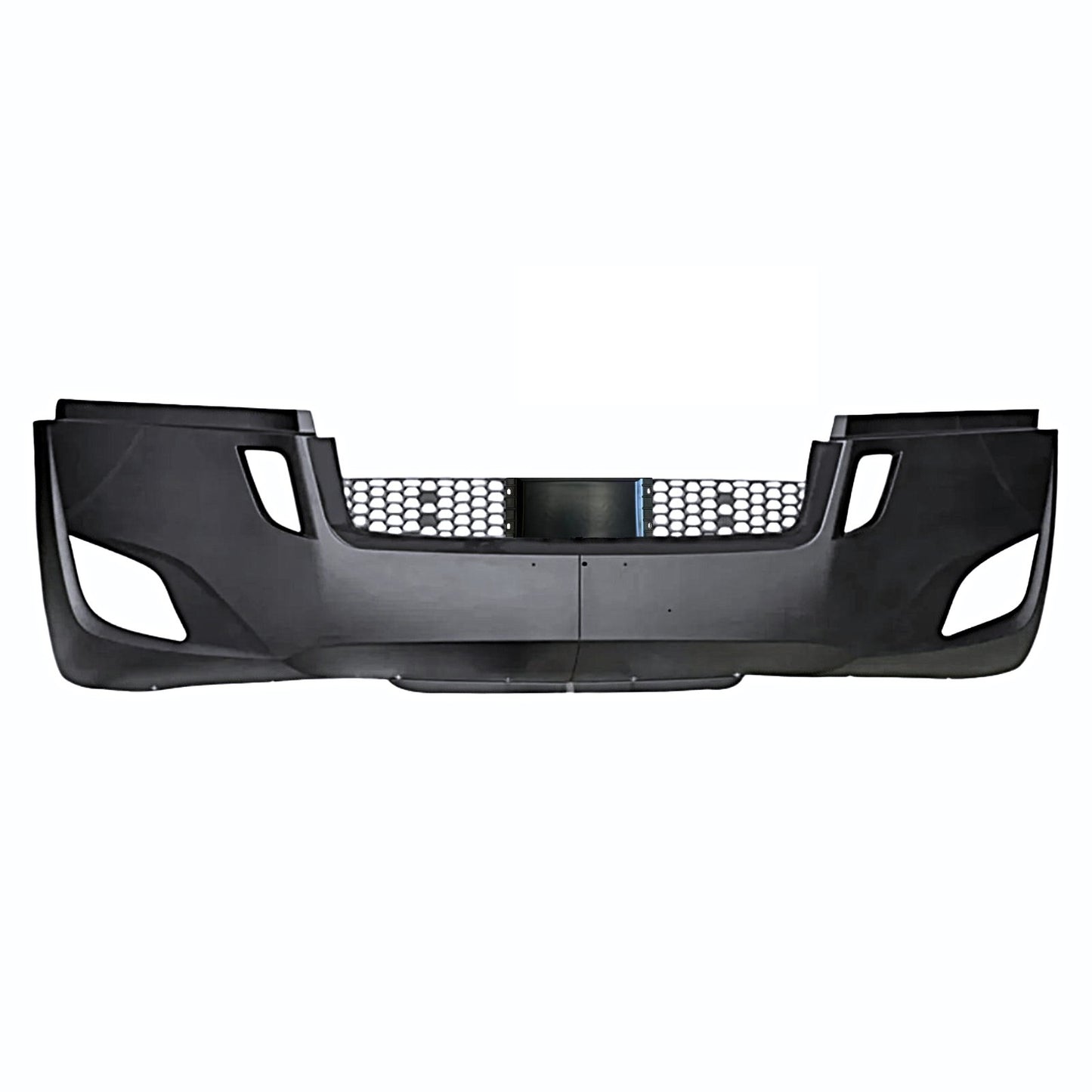 Freightliner Cascadia 2018-2025 Front Bumper, with Black Center Trim, Radar Cover and Fog LIGHT Hole