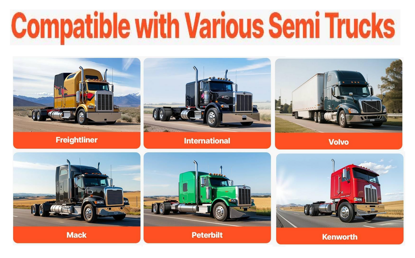 Black poly quarter fender is rugged and durable, Material Plastic, Size - 24" x 24" for Semi Truck, Trailer