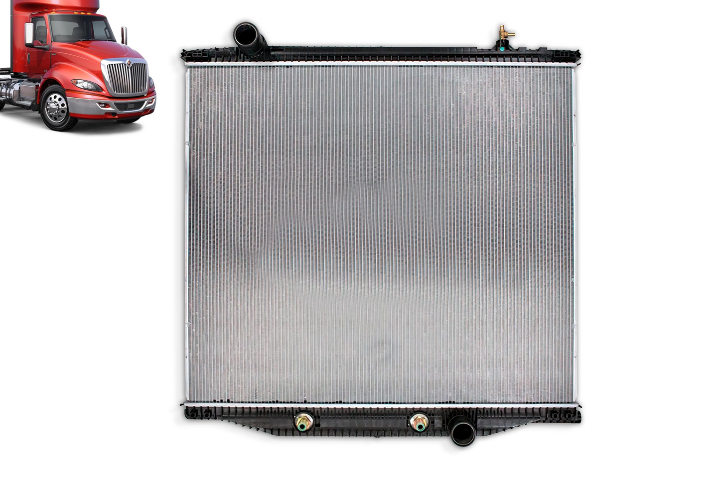 Aluminum Core Radiator TR8799 | Compatible with International / Navistar ProStar 2017+ Trucks | High-Quality Replacement for SC-238902, 2516107C91, 2516108C91