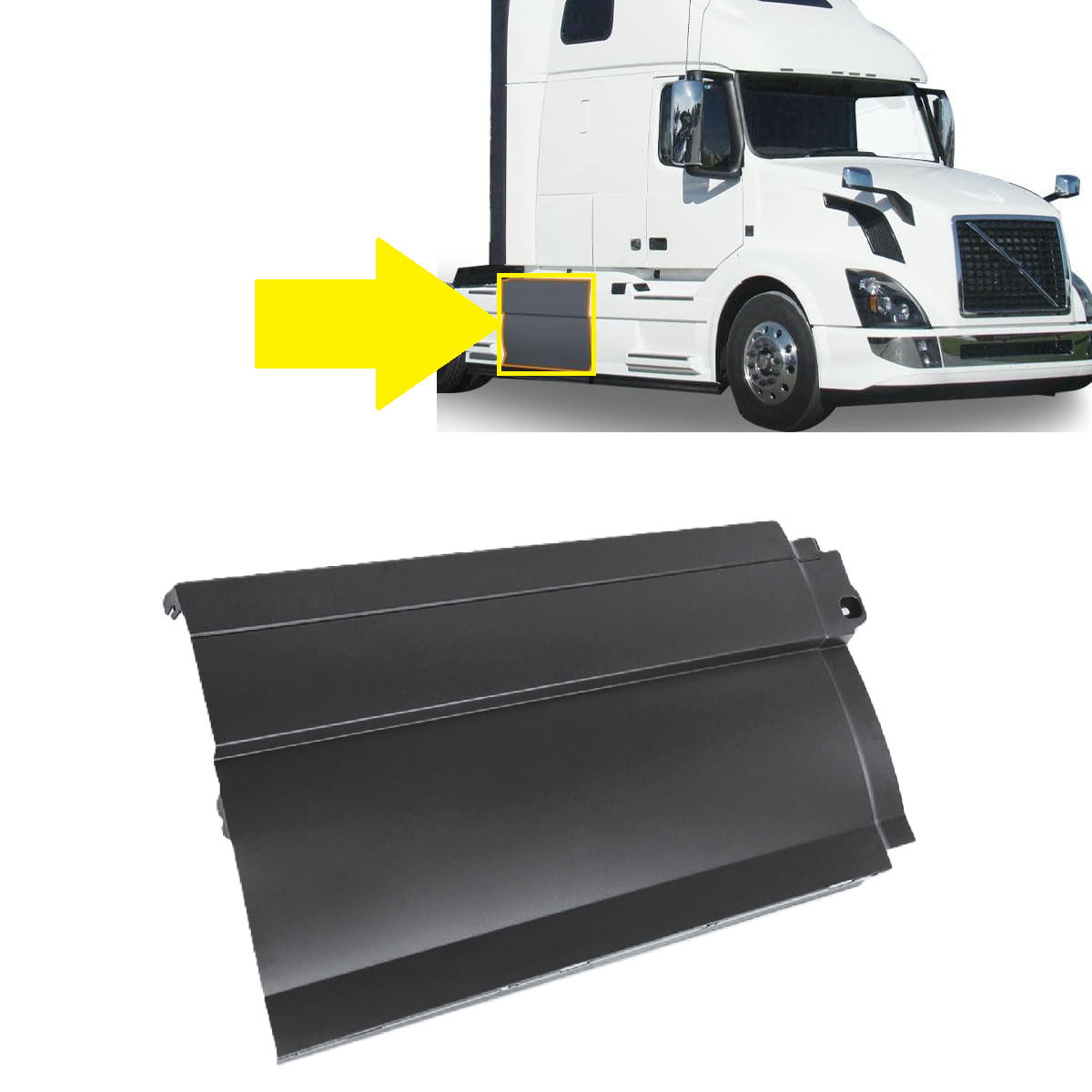 Volvo vnl 2004-2017 Central Fairing Panel Right Passenger Side