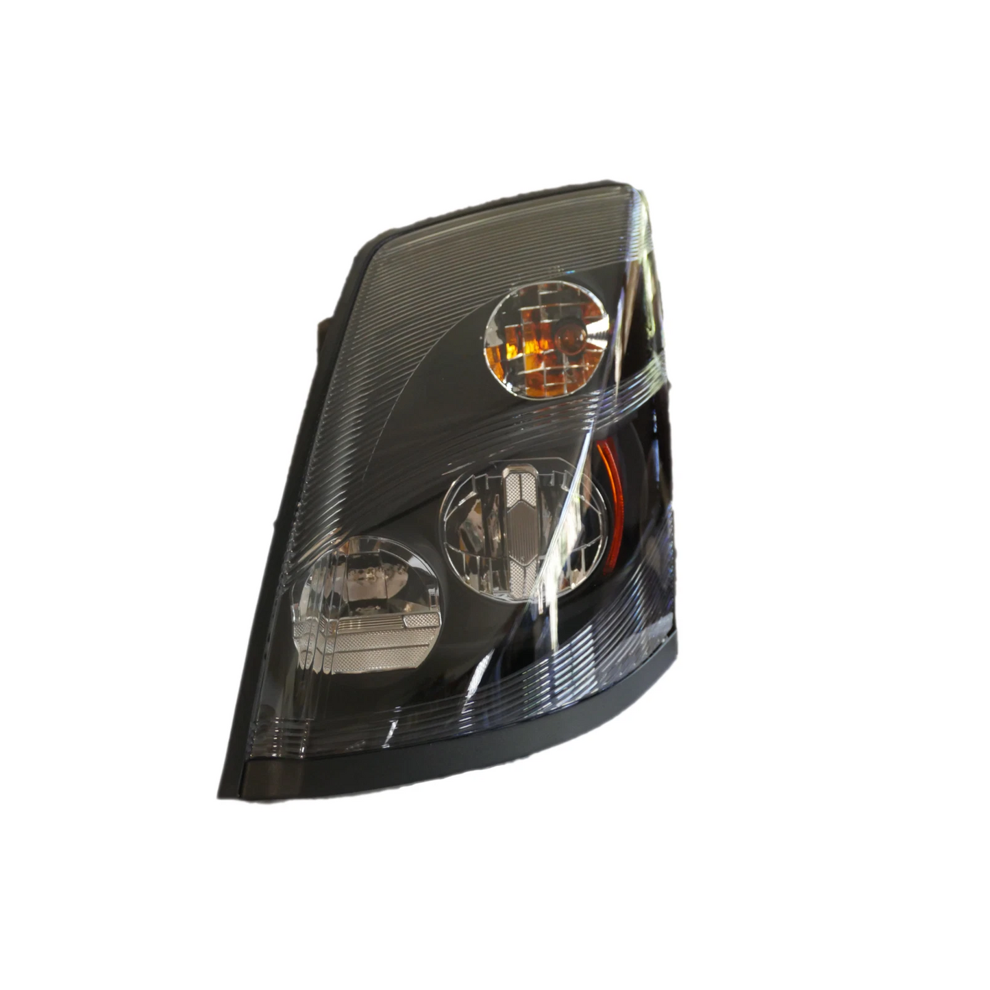 Volvo VNL 2004-2017 LED Headlight Black Housing