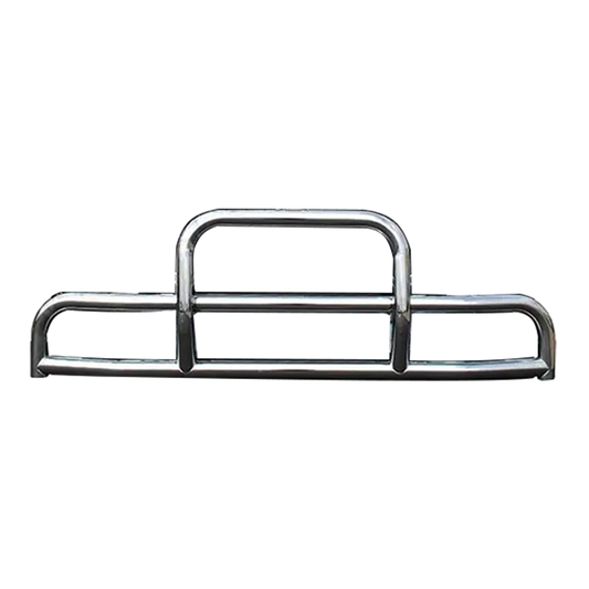 Deer guard bumper for semi truck w/o bracket