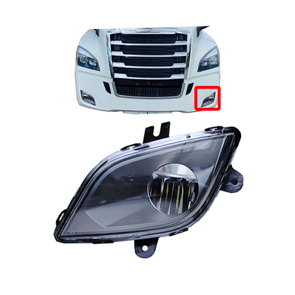 Freightliner Cascadia 2018+ LED Fog Light Black Left Driver Side