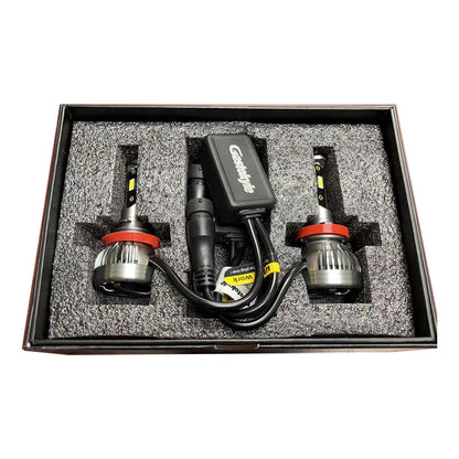 H8/H9/H11 60W LED Headlight Bulbs - 10000Lumens 6500K Xenon White High/Low Beam