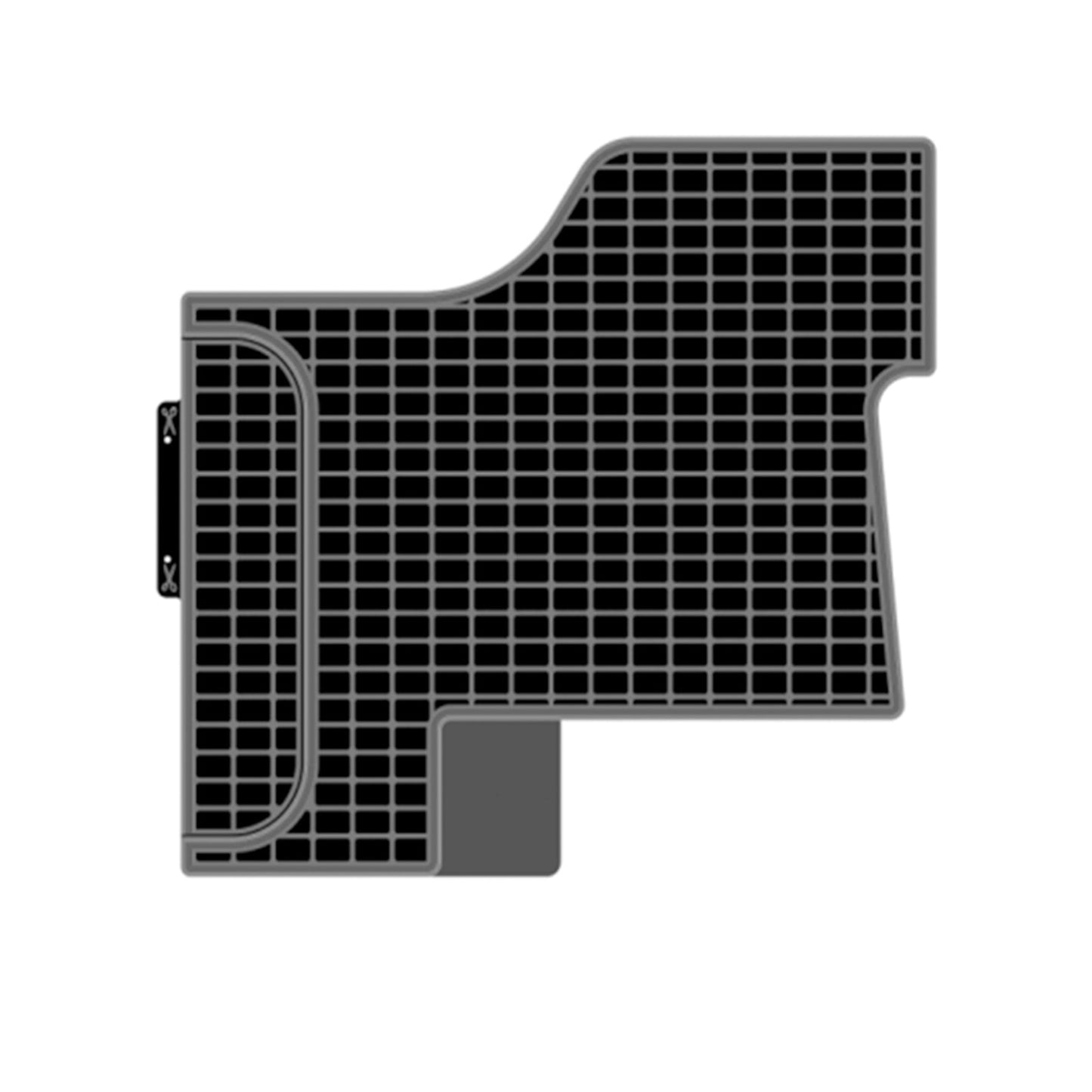 Kenworth T680/T880/W990`S&Peterbilt579/567 Truck Floor Mats 3PCS Latex/Black