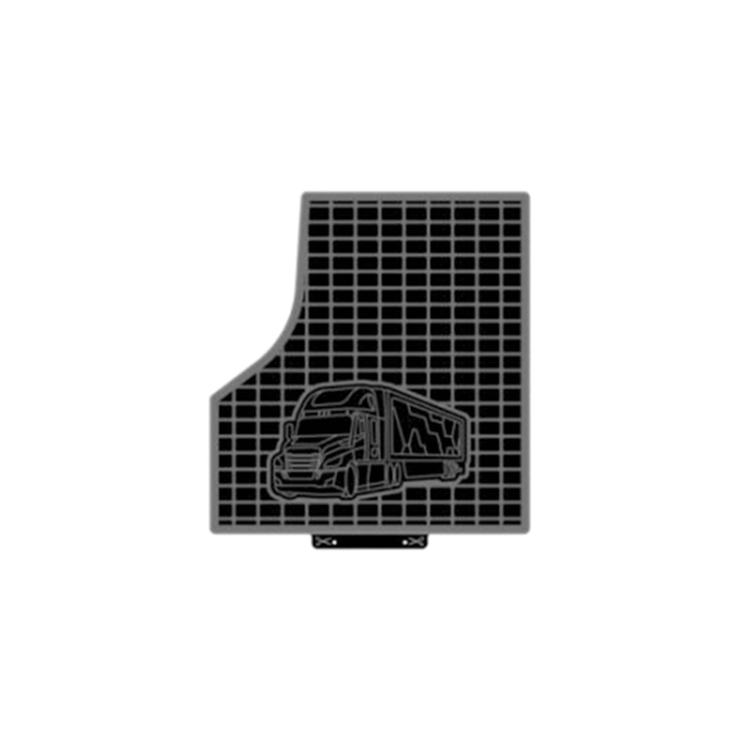 Freightliner Cascadia 2008-2017 Truck Floor Mats 3PCS Latex/Black