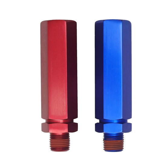 Hex Glad Hand Extension Handles Blue&Red for Semi-Truck Trailer