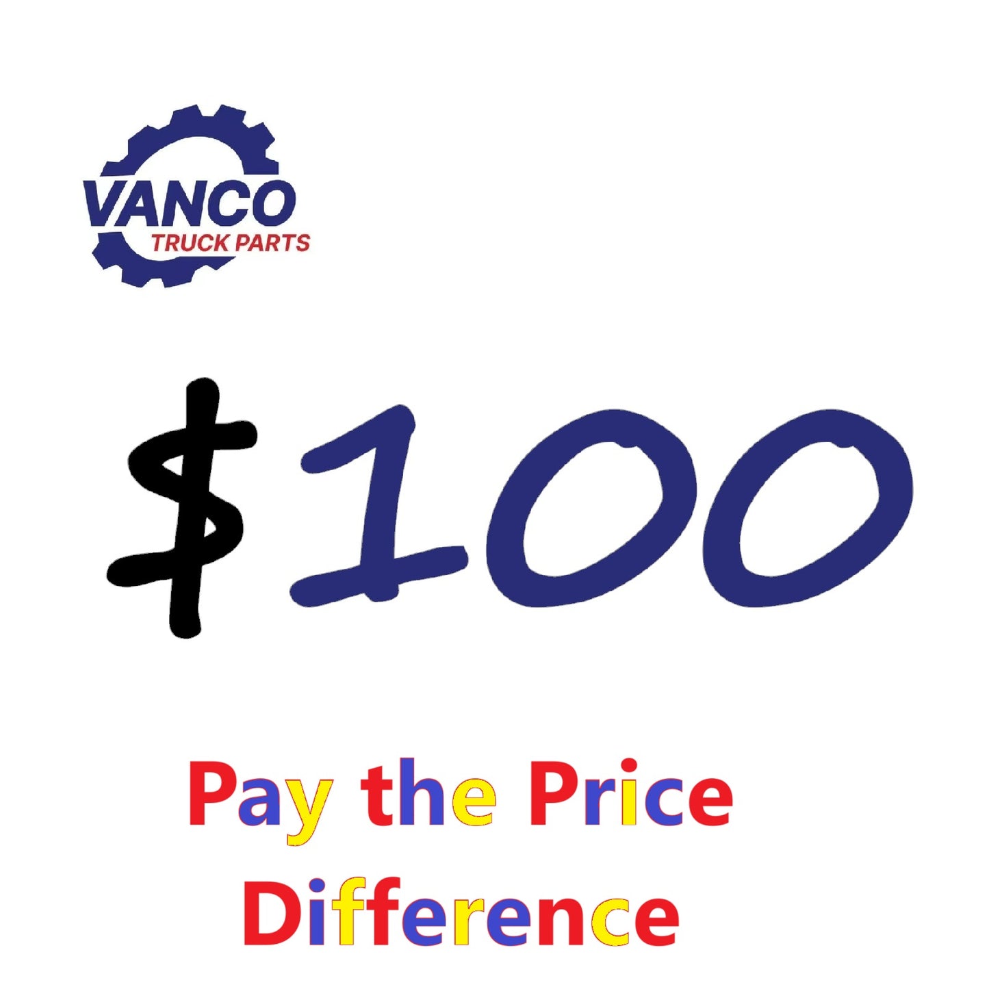 Price Difference Payment Link ($100 / $10 / $1 )