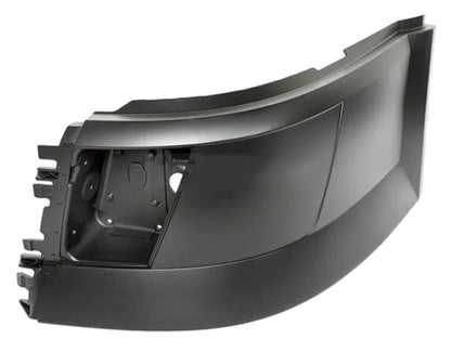 Front Side Corner Bumper with Fog Light Hole Replacement for 2004–2014 Volvo VNL Semi Trucks